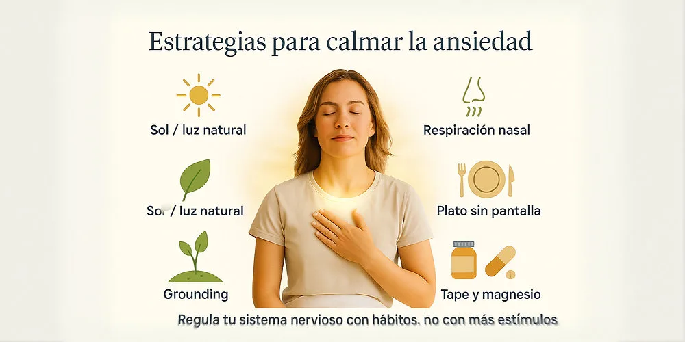 Portada — Estrategias simples para calmar la ansiedad y regular tu sistema nervioso sin medicamentos